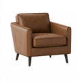 Poltrona 85 x 82 x 85 cm in similpelle marrone - stile moderno per soggiorno
