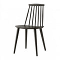 Sedia da pranzo 45 x 50 x 88 cm in legno nero - stile Windsor